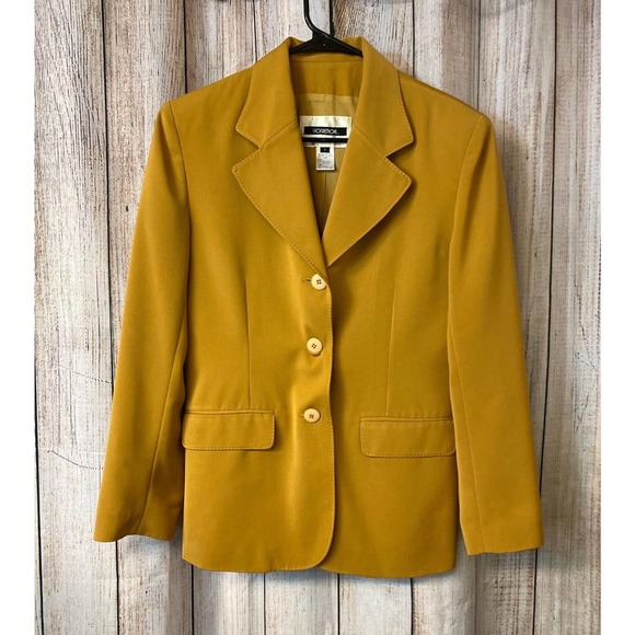 VOTRE NOM GOLDEN BROWN POLY PANT SUIT 1 - Picture 2 of 9